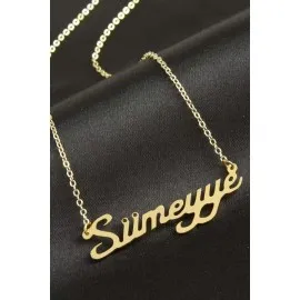Sümeyye Isimli Kolye -Sarı