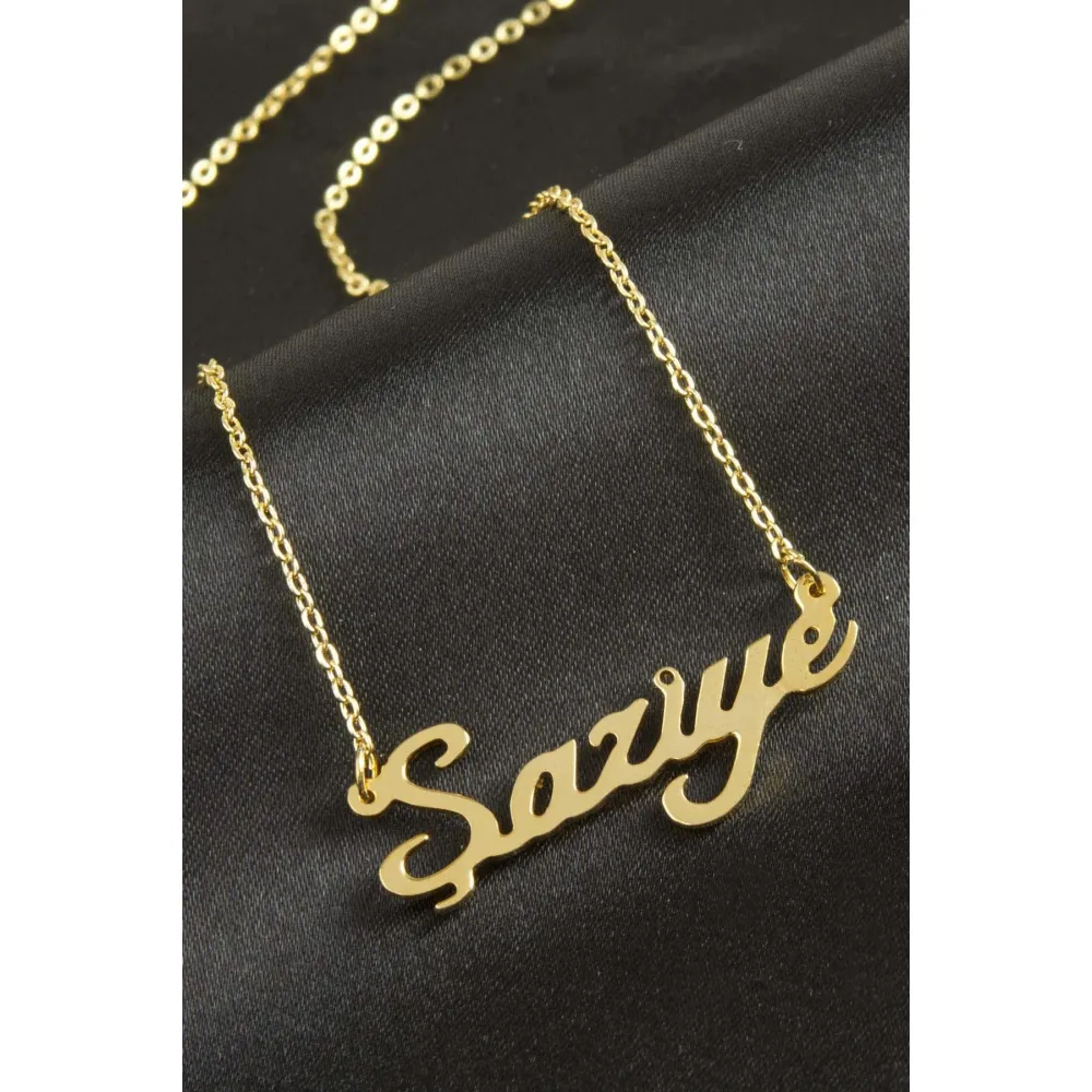 Şaziye isimli kolye -Sarı