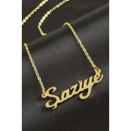 Şaziye isimli kolye -Sarı