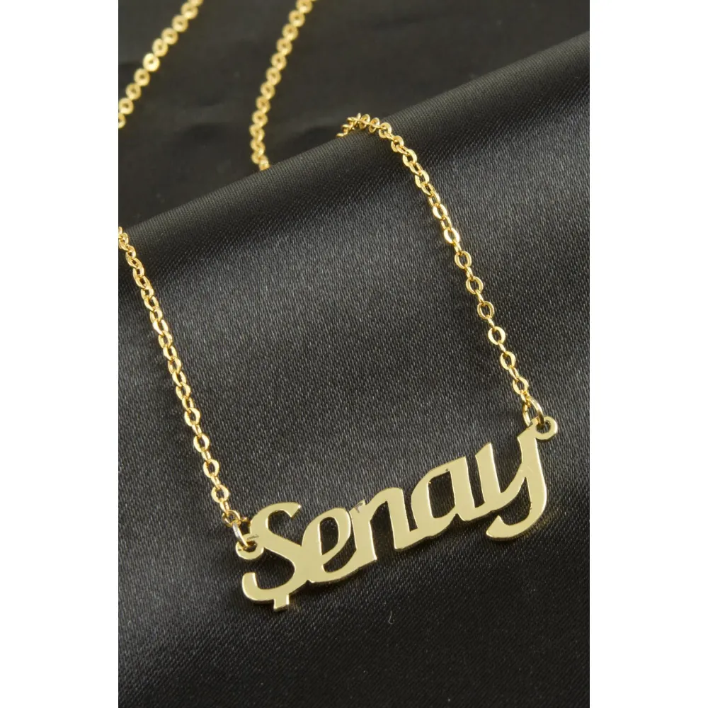 Şenay isimli kolye -Sarı