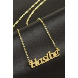 Hasibe isimli kolye -Sarı