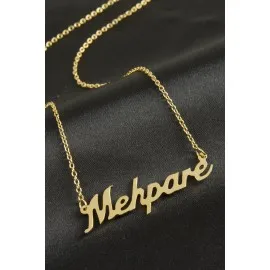 Mehpare isimli kolye -Sarı