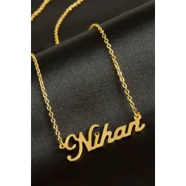 Nihan isimli kolye -Sarı
