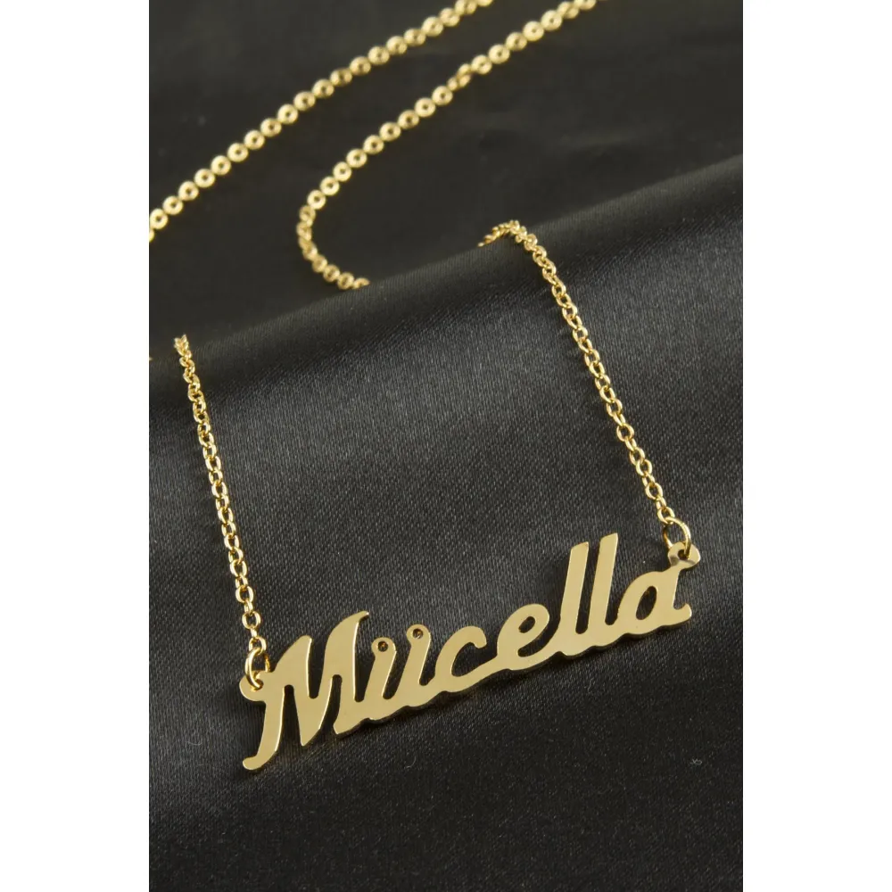 Mücella isimli kolye -Sarı