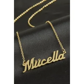 Mücella isimli kolye -Sarı