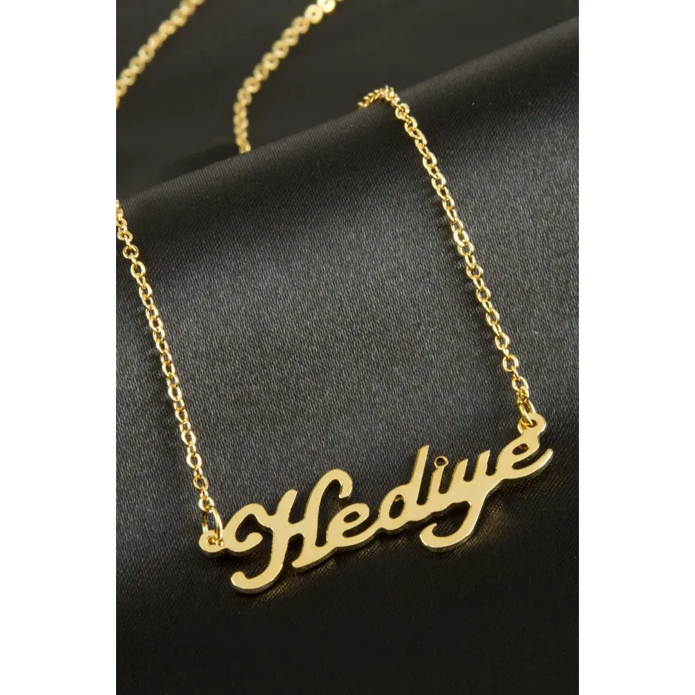 Hediye isimli kolye -Sarı