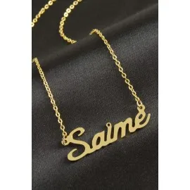 Saime isimli kolye -Sarı