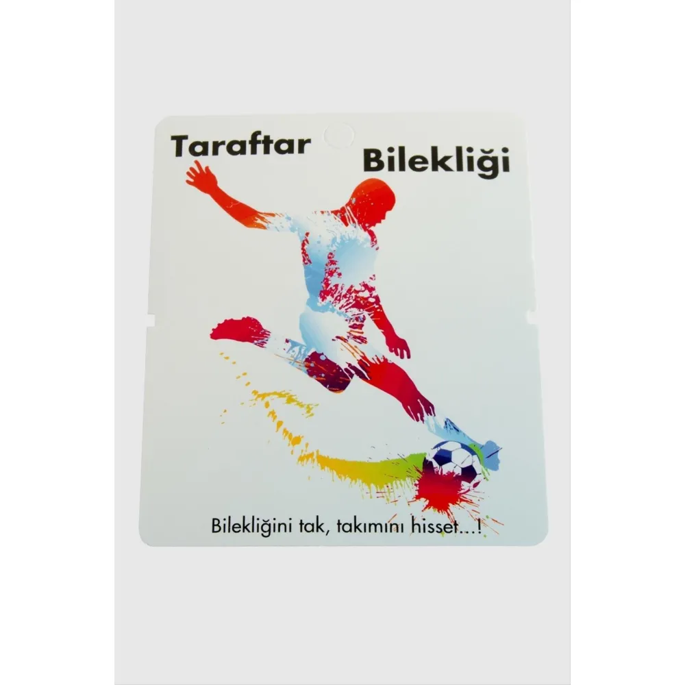 Taraftar Bileklik Kartı-Beyaz