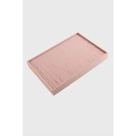 Dikey Anfora Kumaş Batırmalı Yüzük Tablası-Pembe