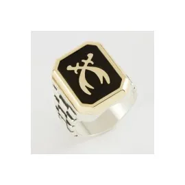 Zülfikar Metal Erkek Yüzük-Sarı