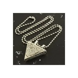 Cevşen Zincir Kordonlu Kolye-Gümüş Rengi