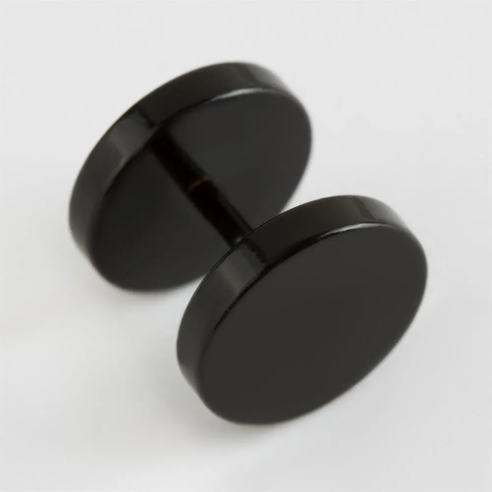 8 mm Silindir Piercing 1 Adet-Gümüş Rengi