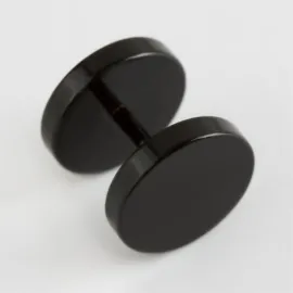 8 mm Silindir Piercing 1 Adet-Gümüş Rengi