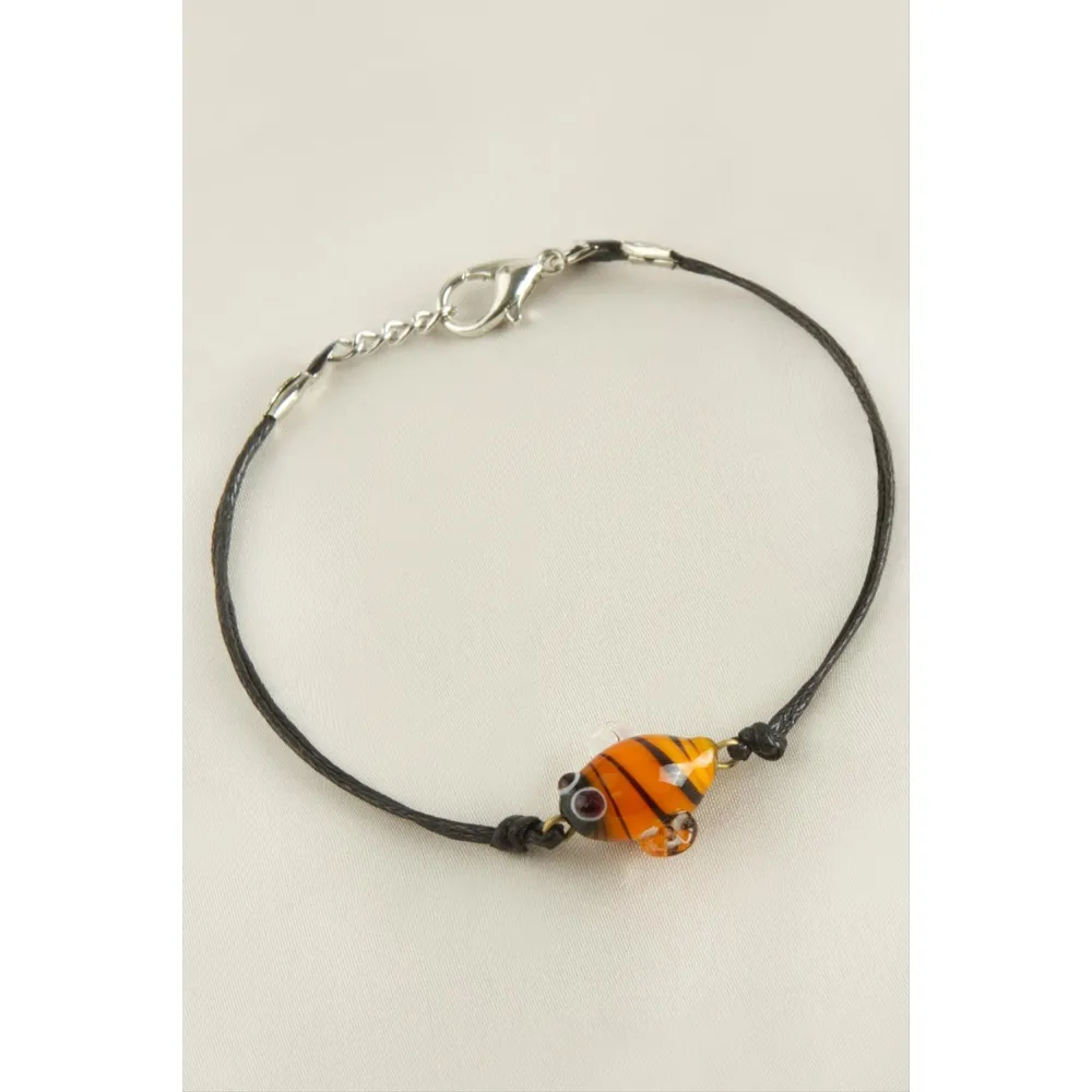 Arı Cam Bileklik-Sarı