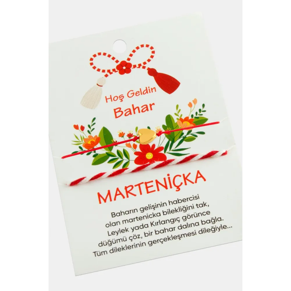 2 Adet Kalpli Marteniçka Bileklik-Kırmızı