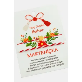 2 Adet Kalpli Marteniçka Bileklik-Kırmızı