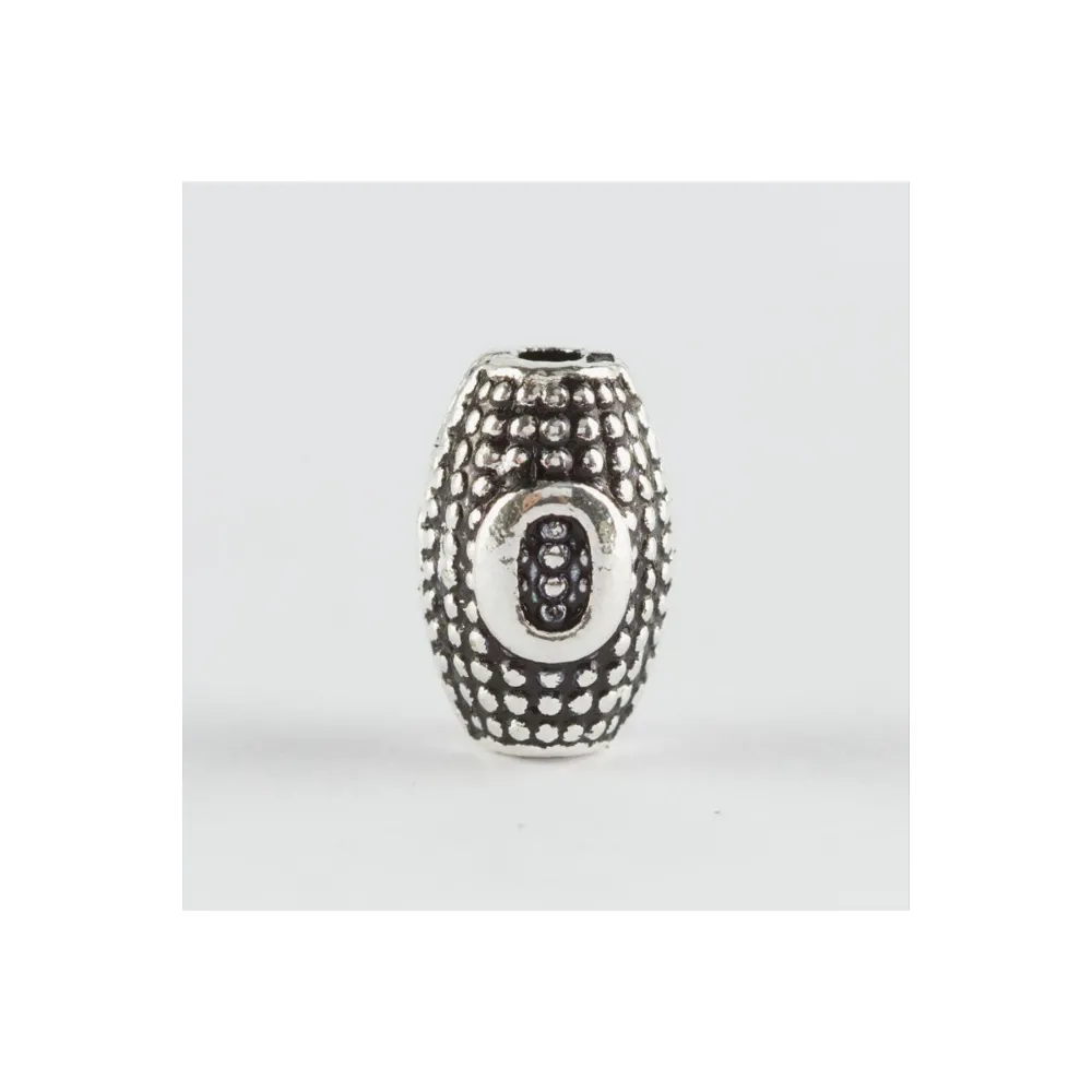 8 mm Arpa Kesim Metal Harf  metal tesbih harfi -O