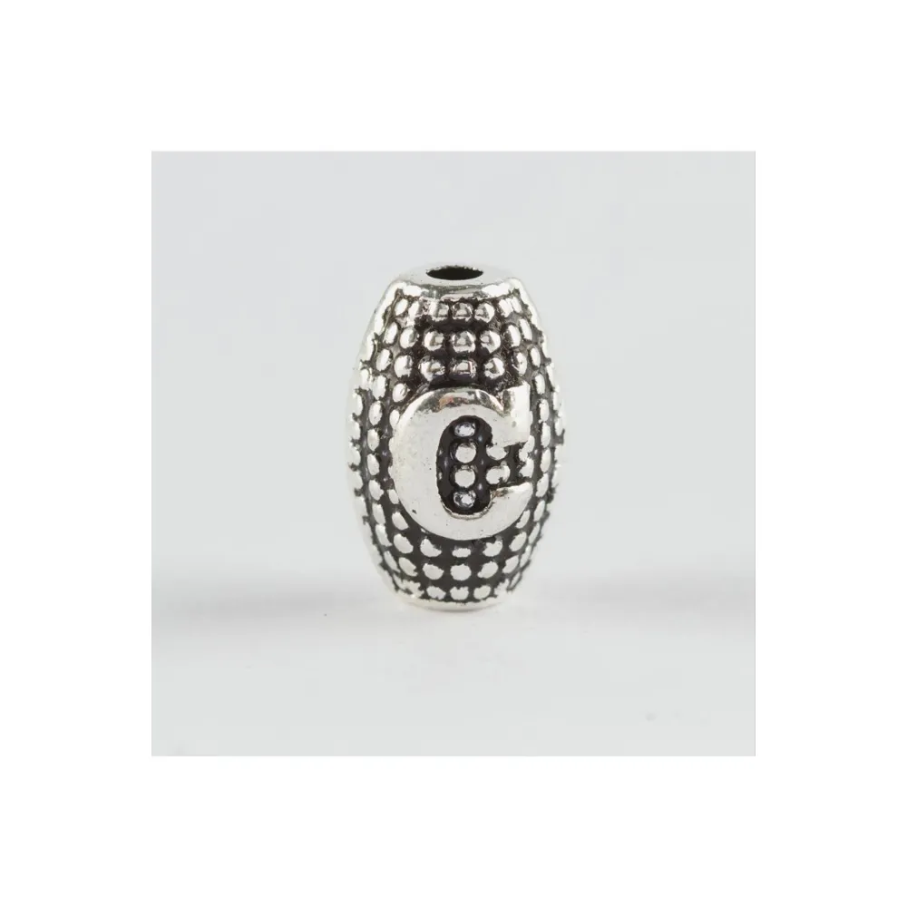 8 mm Arpa Kesim Metal Harf  metal tesbih harfi -C