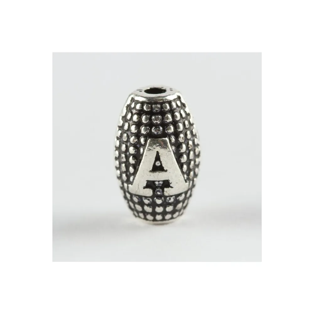 8 mm Arpa Kesim Metal Harf  metal tesbih harfi -A