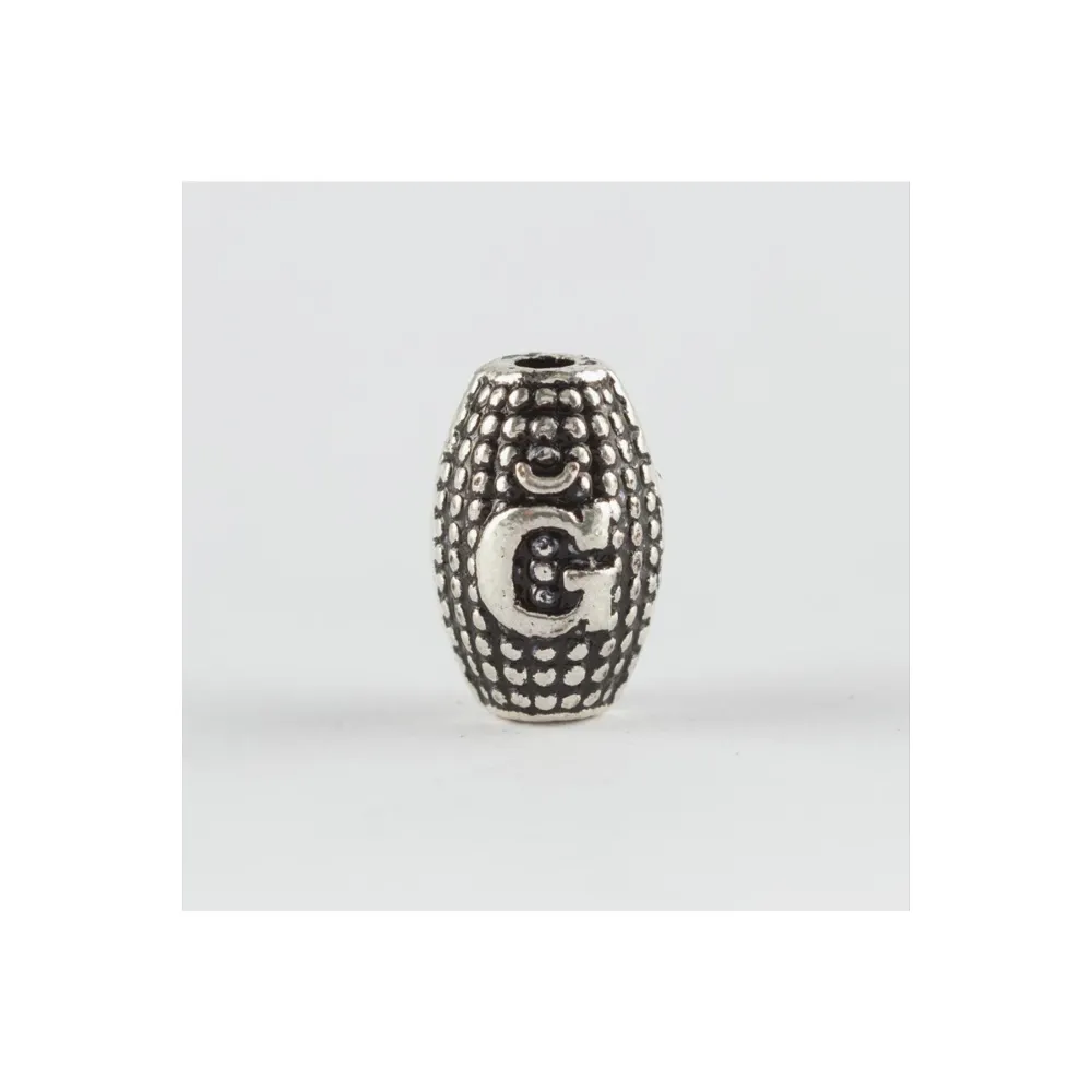 8 mm Arpa Kesim Metal Harf  metal tesbih harfi -Ğ