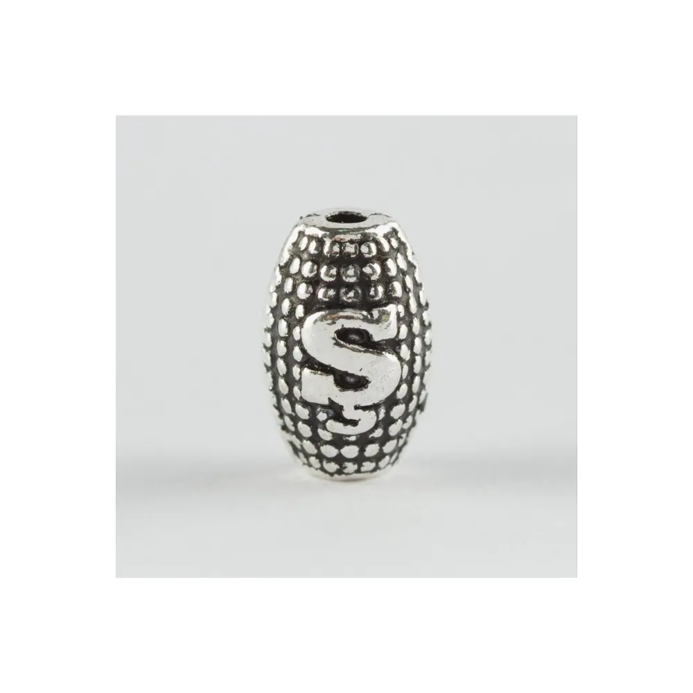 8 mm Arpa Kesim Metal Harf  metal tesbih harfi -Ş