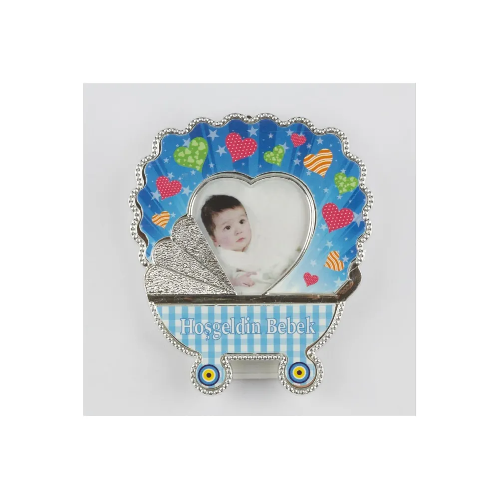 Bebek Temalı Magnet Plastik Çerçeve-Mavi