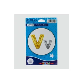 Sarı Renkli 40X100 Harfli Folyo Balon-V