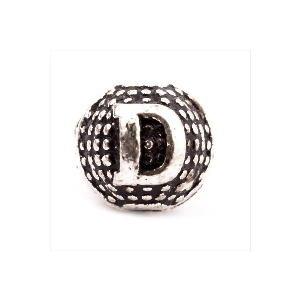 8 Mm Metal Harf  Metal Tesbih Harfi -D