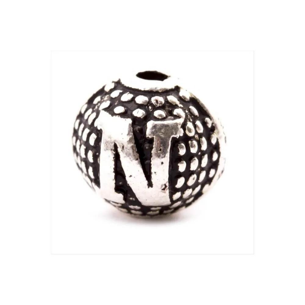 8 Mm Metal Harf  Metal Tesbih Harfi -N