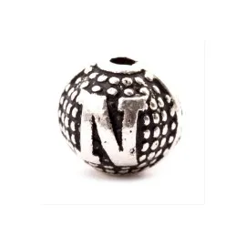 8 Mm Metal Harf  Metal Tesbih Harfi -N