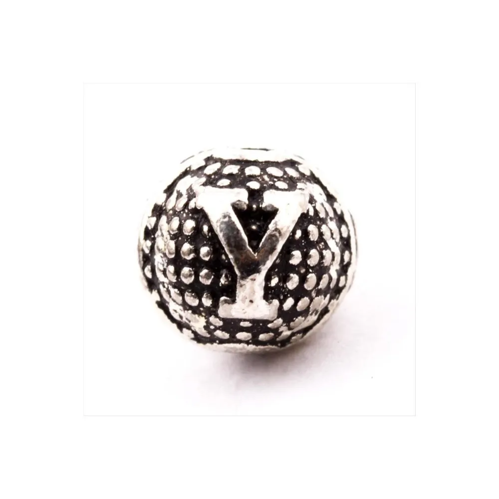 8 Mm Metal Harf  Metal Tesbih Harfi -Y