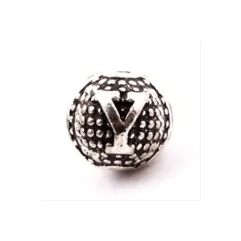 8 Mm Metal Harf  Metal Tesbih Harfi -Y