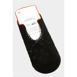 Dantel Babet Çorap-Gri