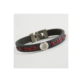 Güneş Kaliteli Suni Deri Bileklik-Lacivert