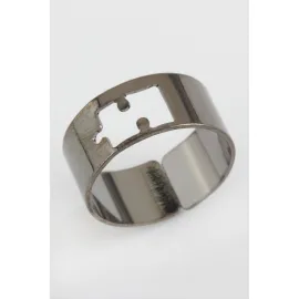 Yapboz Sevgili Eklem Yüzük-Antrasit