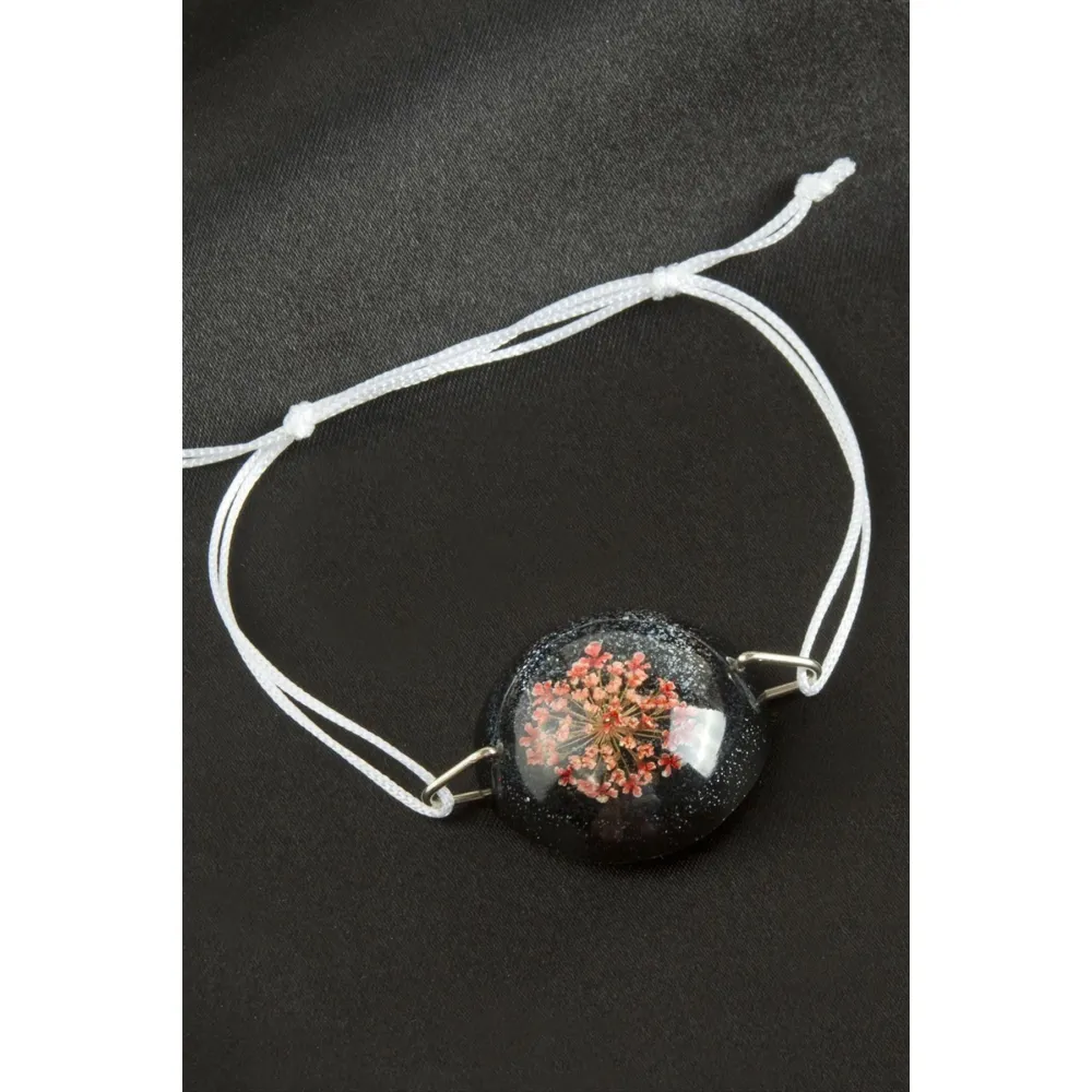 Sultan Otu Epoksi Bileklik-Kırmızı