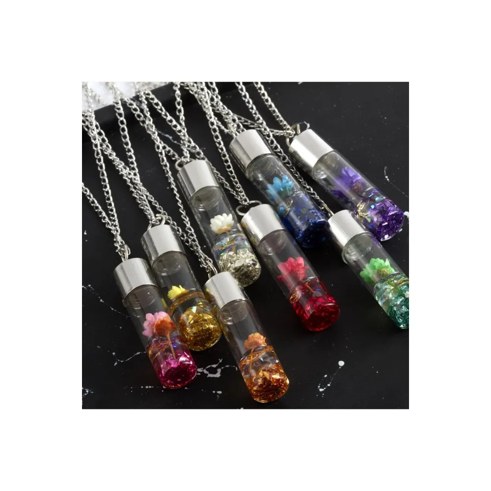 Fanus Canlı Kolye-Renkli