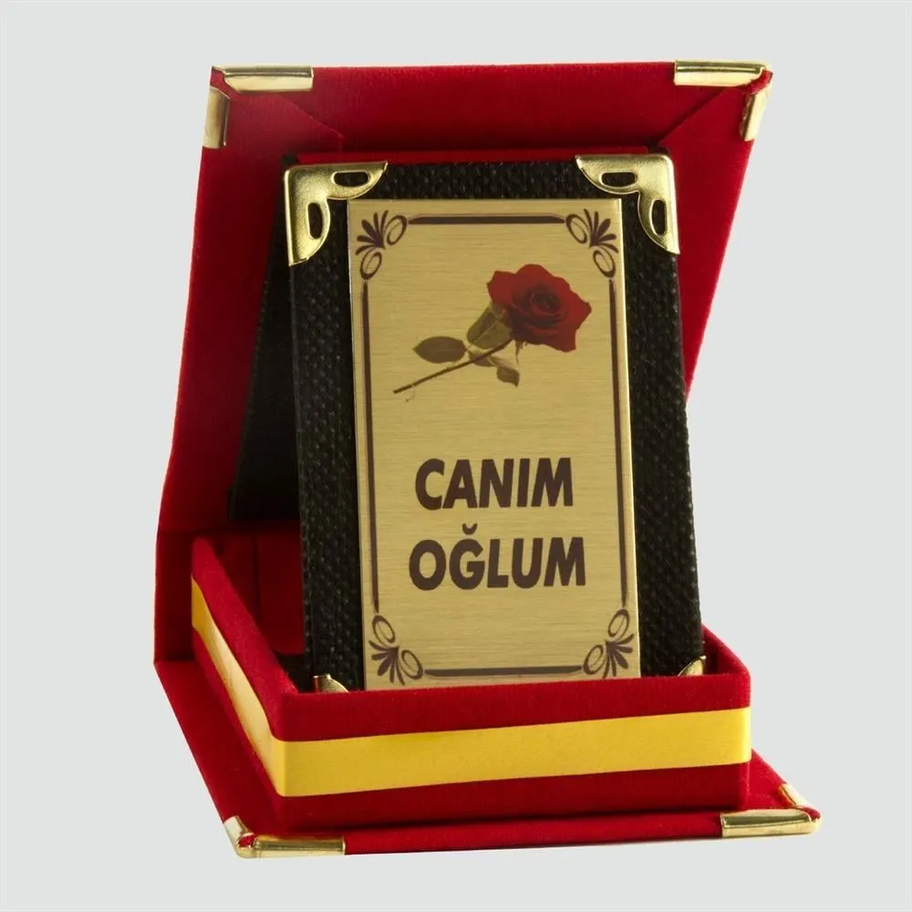 Canım Oğlum Plaketi-Kırmızı