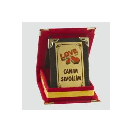 Canım Sevgilim Plaketi-Kırmızı