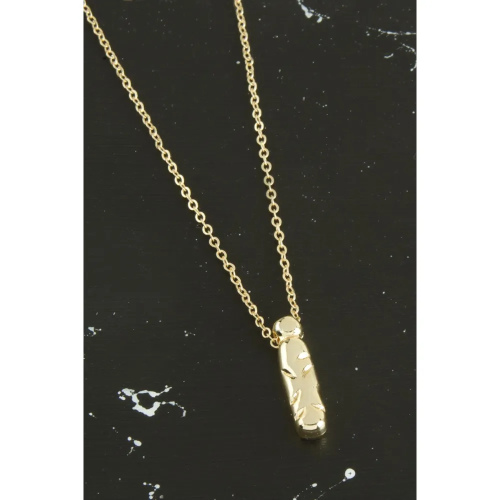 İ Harfli Balon Kolye-Sarı