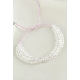 Üçlü Kristal Bileklik-Şeffaf