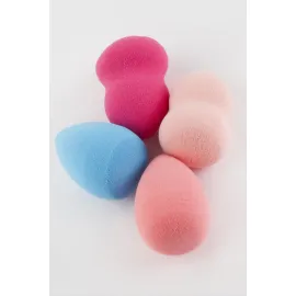 4 Adet Yumurta Minik Makyaj Süngeri-Renkli