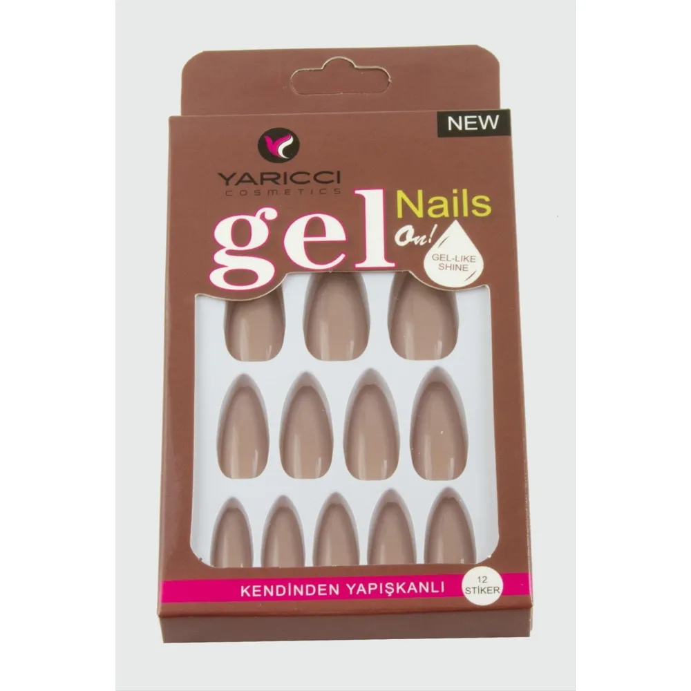 Orange Takma Tırnak-Açık Kahverengi