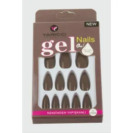 Orange Takma Tırnak-Kahverengi