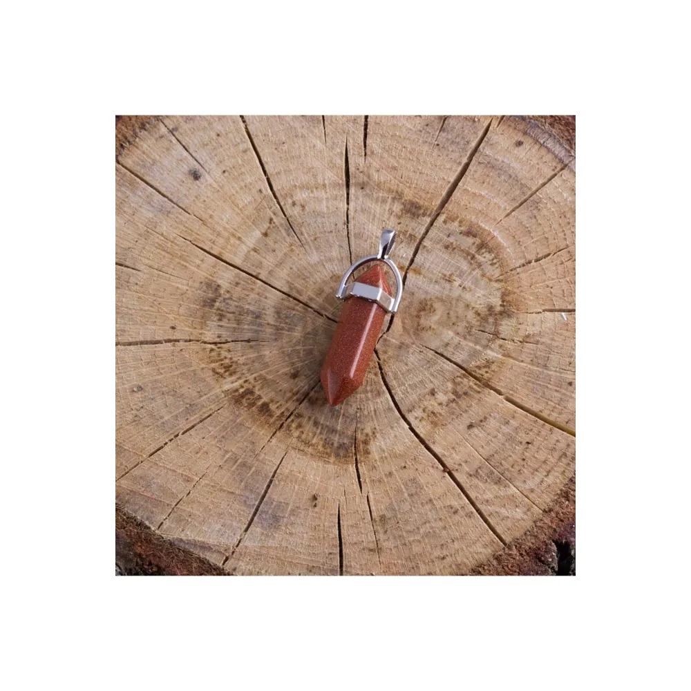 Kahve Yıldız Point Kolye Ucu-Kahverengi