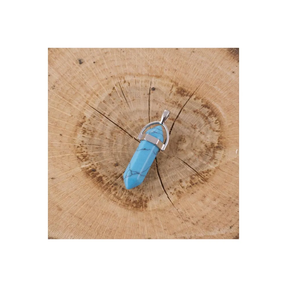 Firuze Point Kolye Ucu-Turkuaz