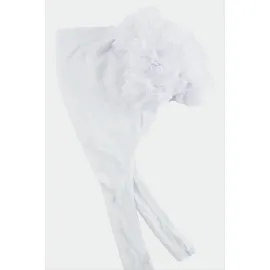 Dikişsiz Fırfırlı Bone-Beyaz