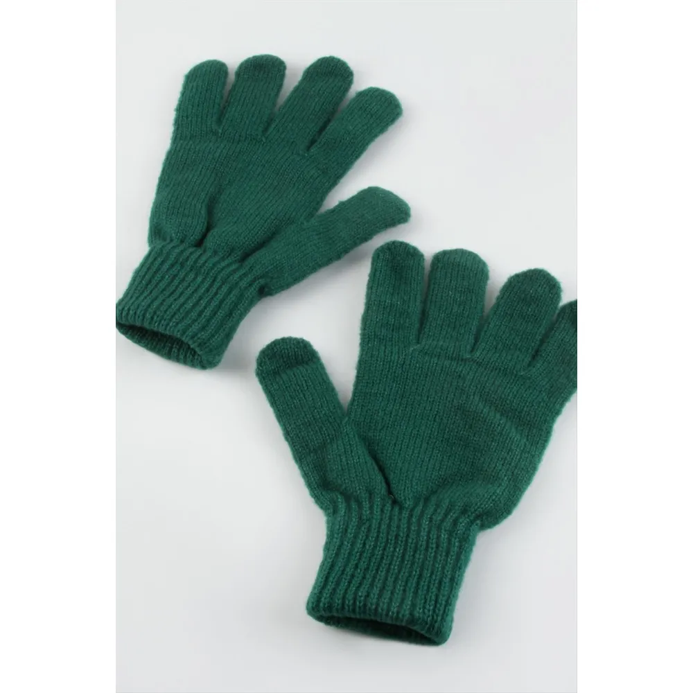 Süper Tek Kat  Eldiven-Yeşil