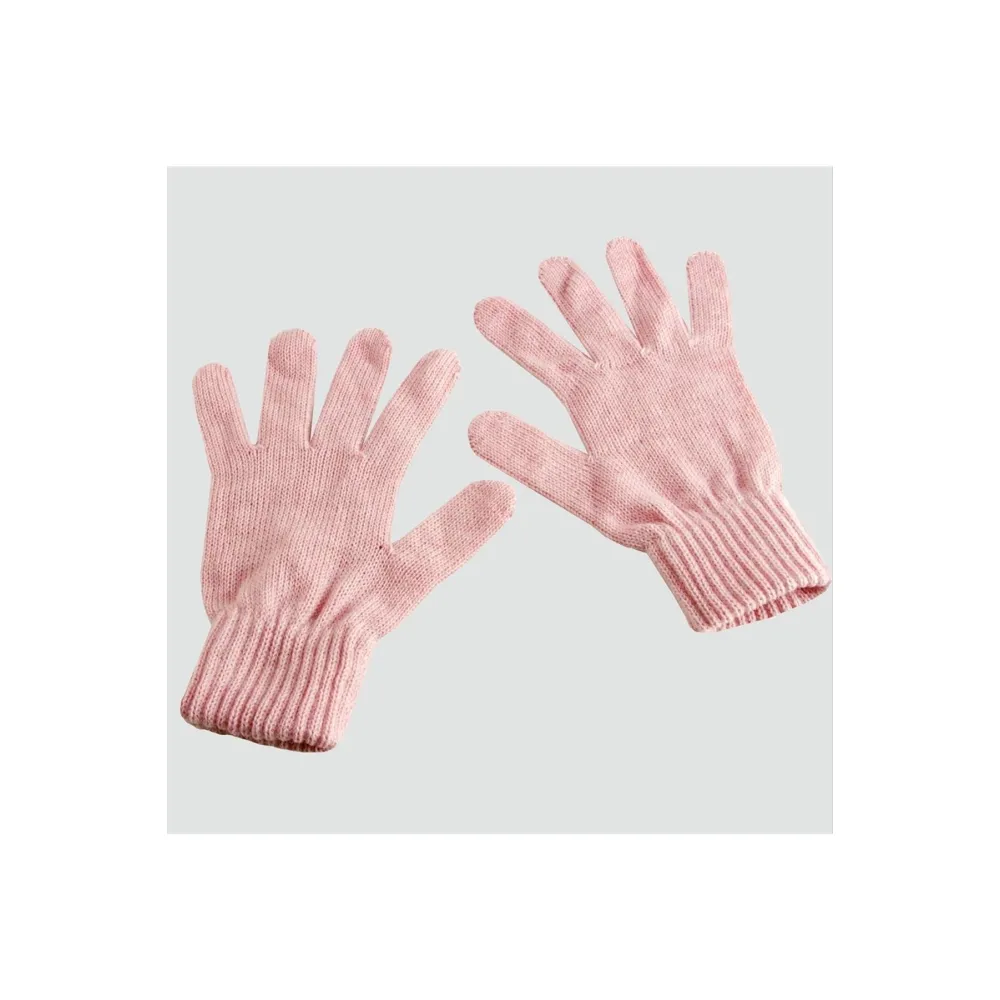 Süper Tek Kat  Eldiven-Açık Pembe