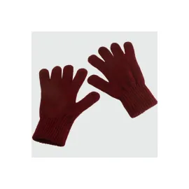 Süper Tek Kat  Eldiven-Bordo